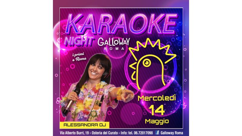 Eventi Maggio Galloway Roma